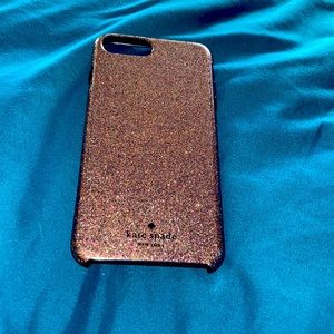 Kates spade iPhone 8+ glittery case